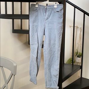 UO/BDG grey-blue corduroy grey-blue pants